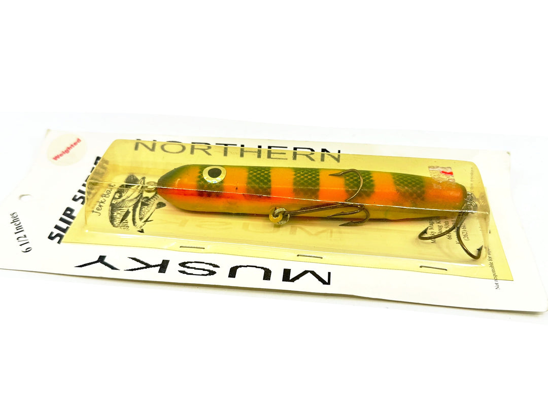 Musky Magic Tackle Slip Slider 6 1/2", Perch Color on Card