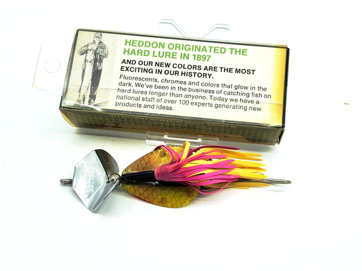 Heddon Brush Popper, YSR Cream Dace Color with Box