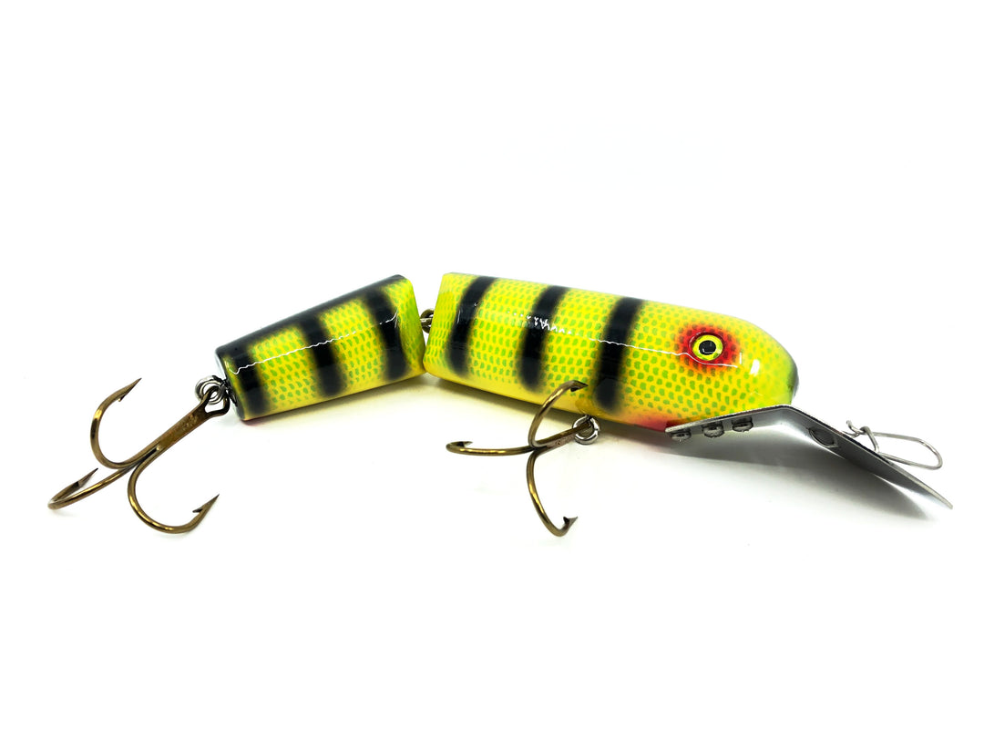 Leo-Lure, Leo-Minnow Jointed,Custom Color, Cobra Perch Colors