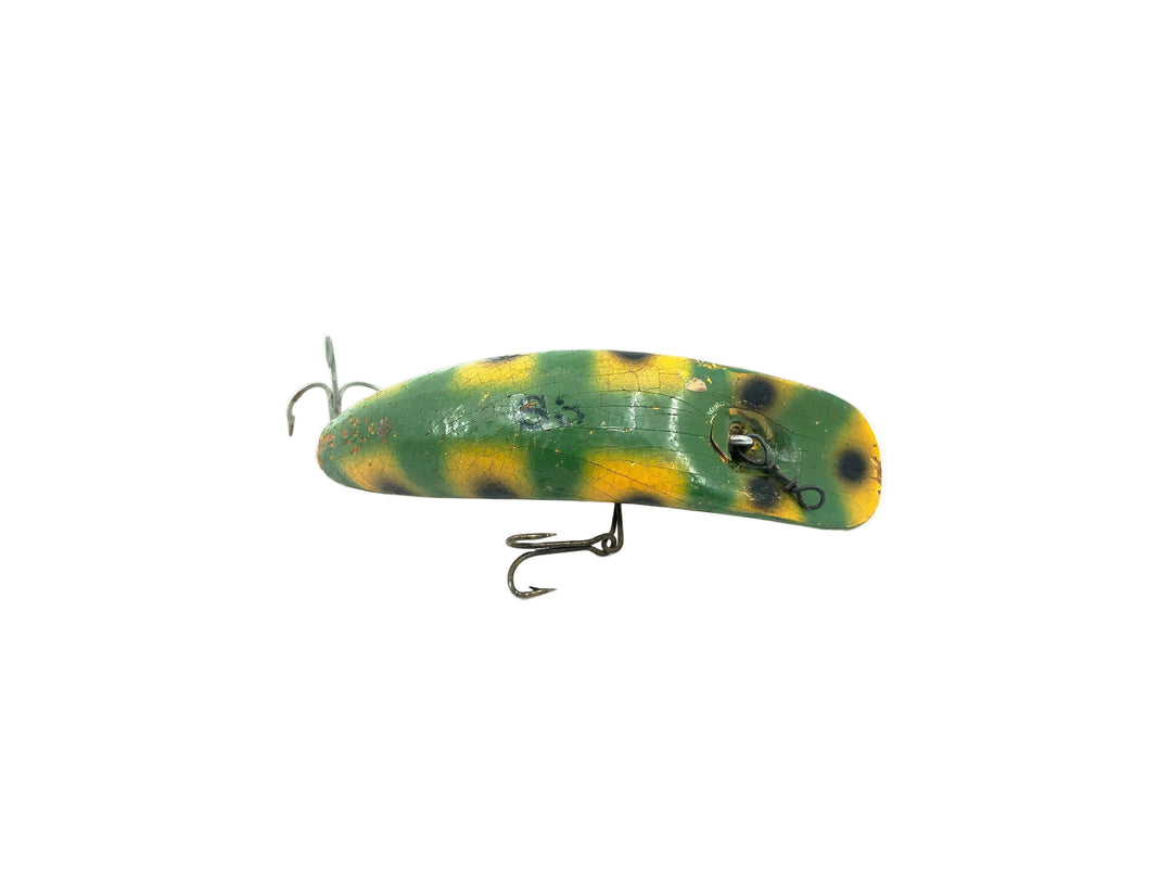 Helin Wooden Flatfish S3, Frog Spot Color