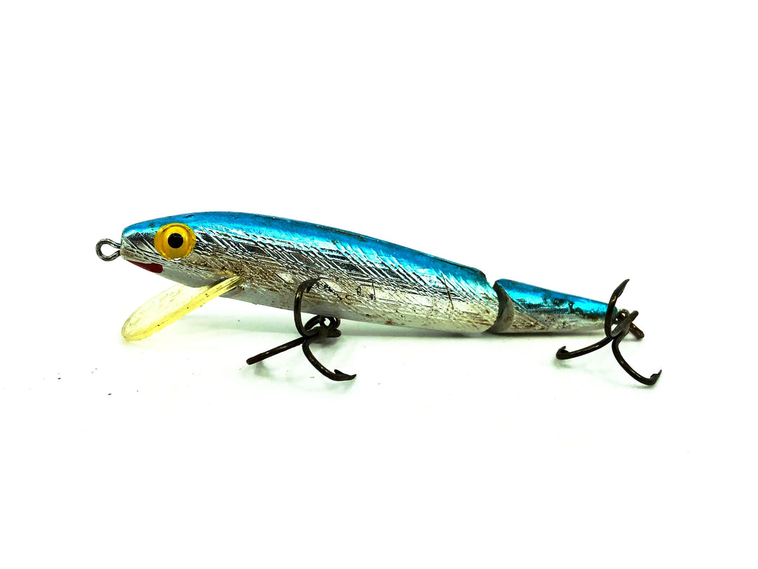 Rebel Jointed Floating Minnow J50, #03 Silver/Blue Back Color
