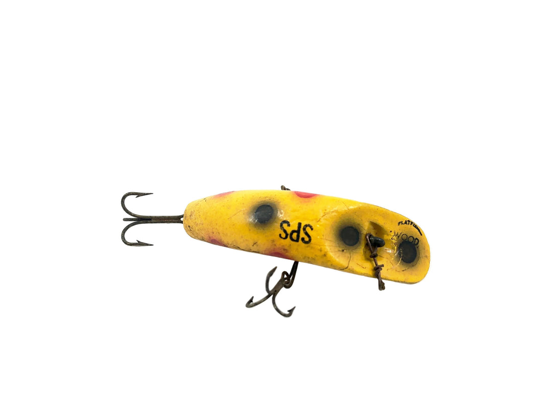 Helin Flatfish SPS, Yellow with Dots Color-Wooden