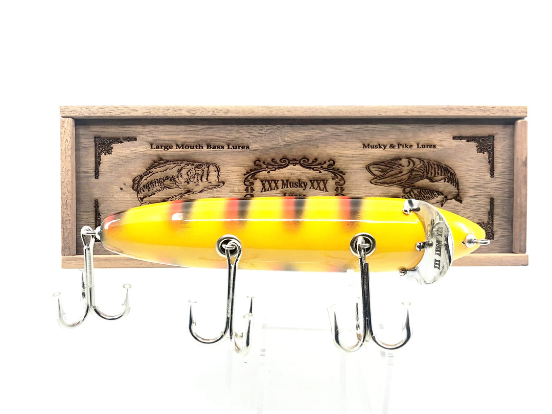 Musky Dan (XXX Lures) Musky Vamp, Bar Perch Color w/Box