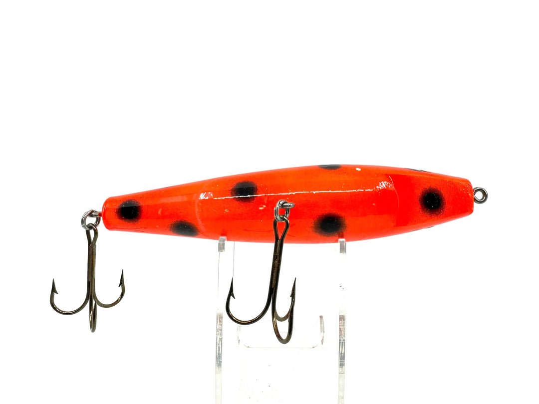 Odyssey Pig 7", Fluorescent Orange/Black Dots Color