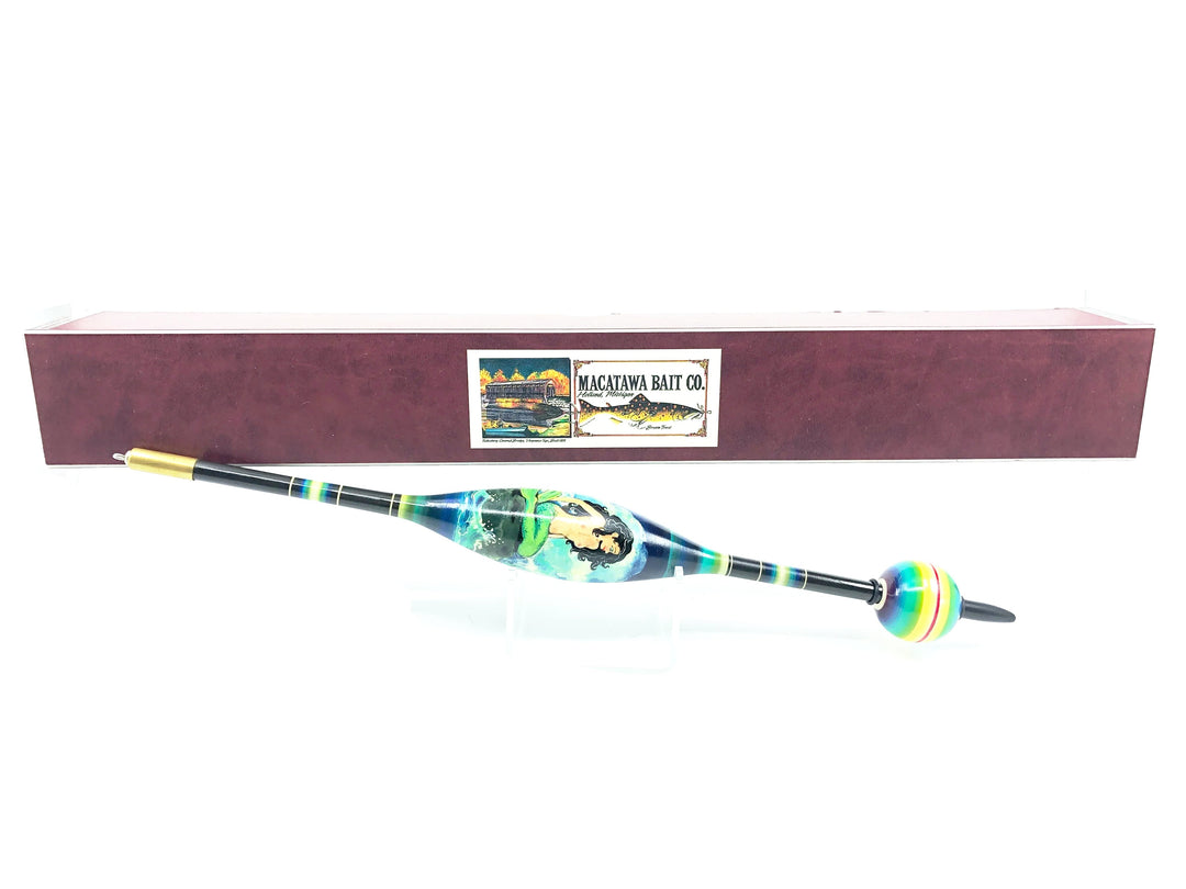 Macatawa Bait Co. Mermaid Musky Float / Bobber w/Box - Singed Jill Chambers