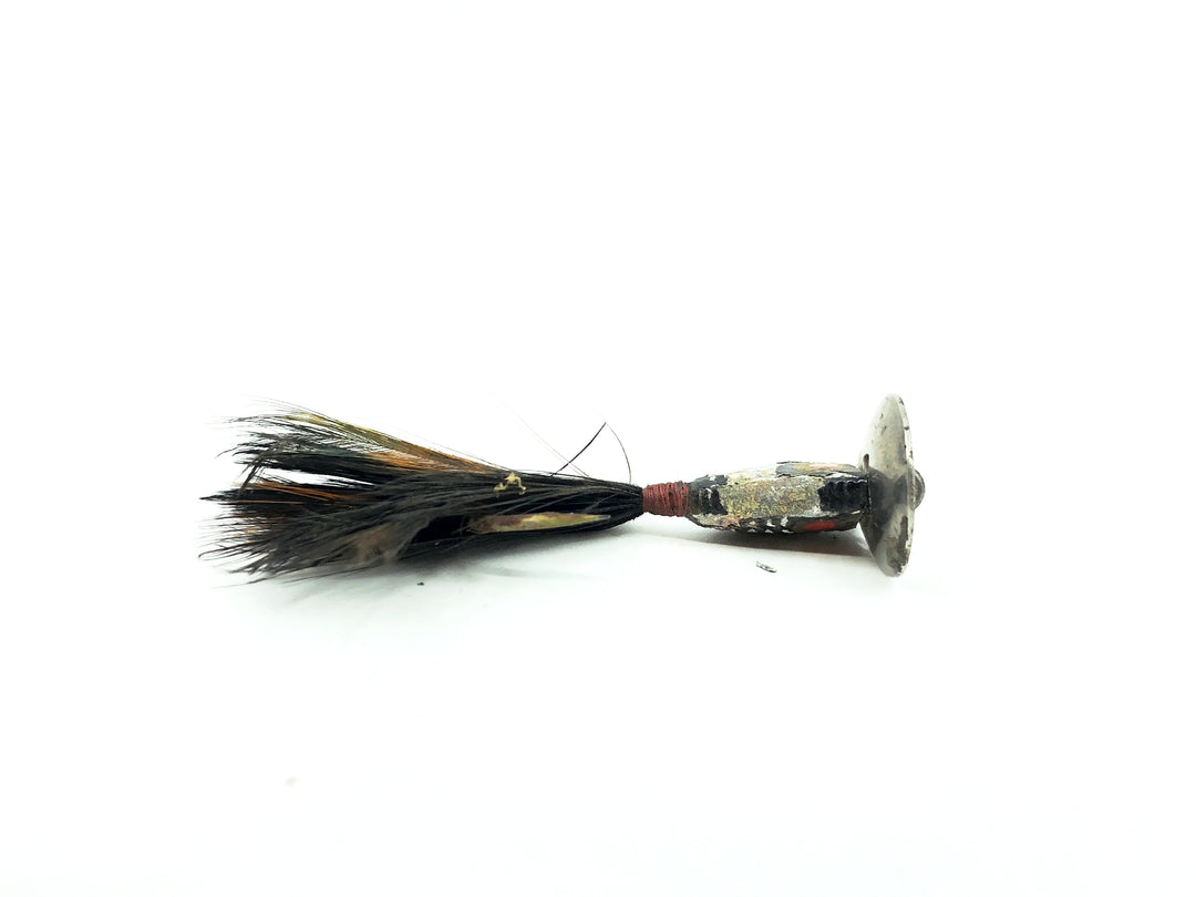Heddon Fidgit Feather 402, XBW Black Shore Minnow Color