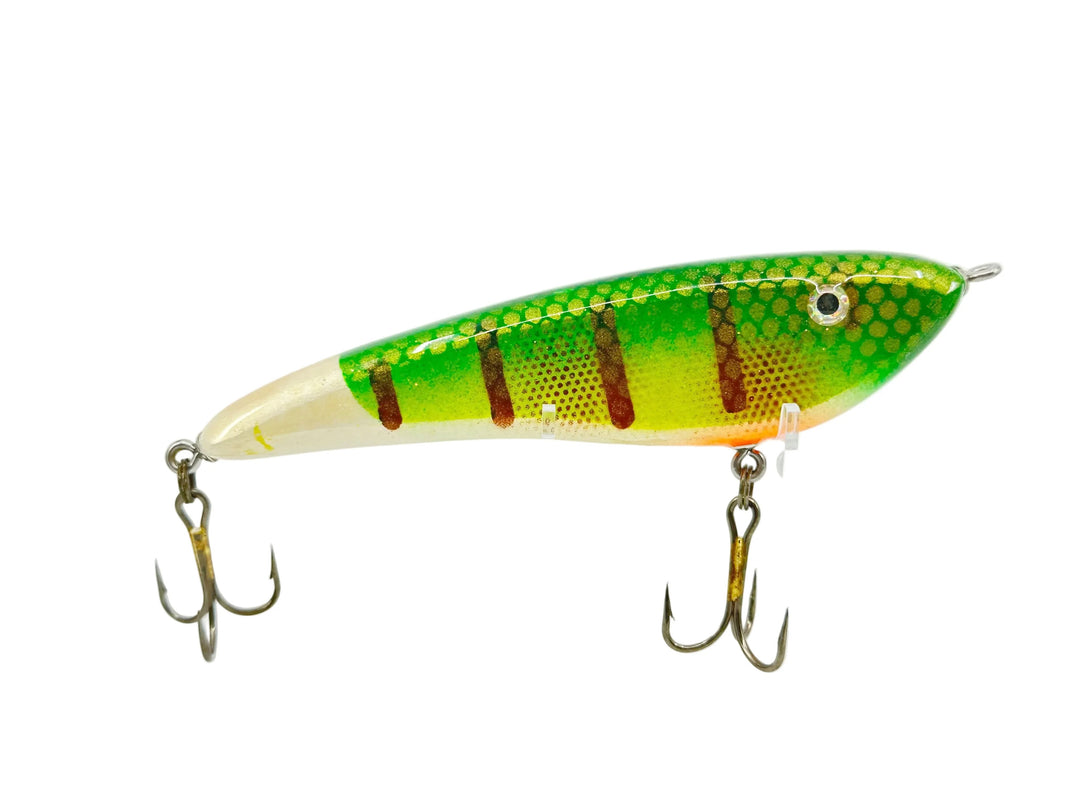 Crazy Ghost Musky Glide Bait, Perch Color