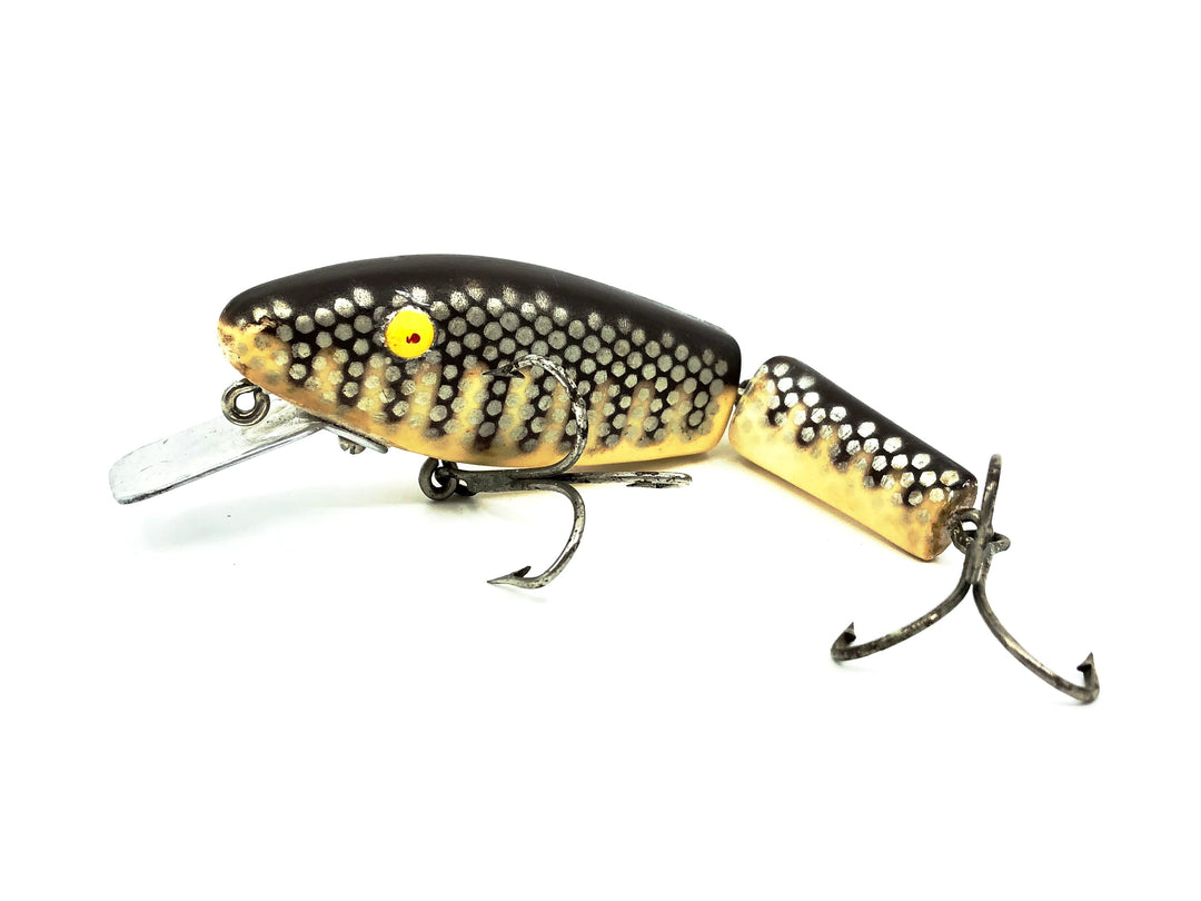 L & S Muskie-Master Opaque Eyes, White Belly-Black Back/Speckles and Ribs Color