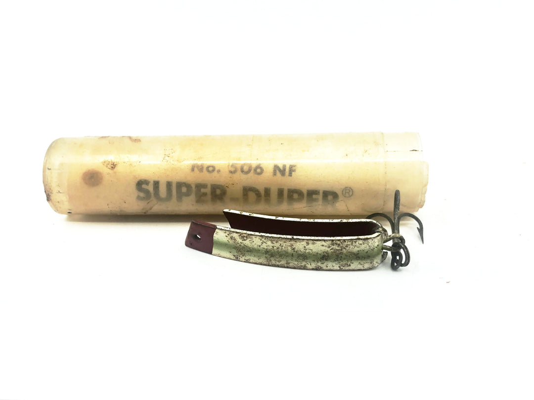 South Bend Super Duper 506 NF, Silver Flitter Color with Tube
