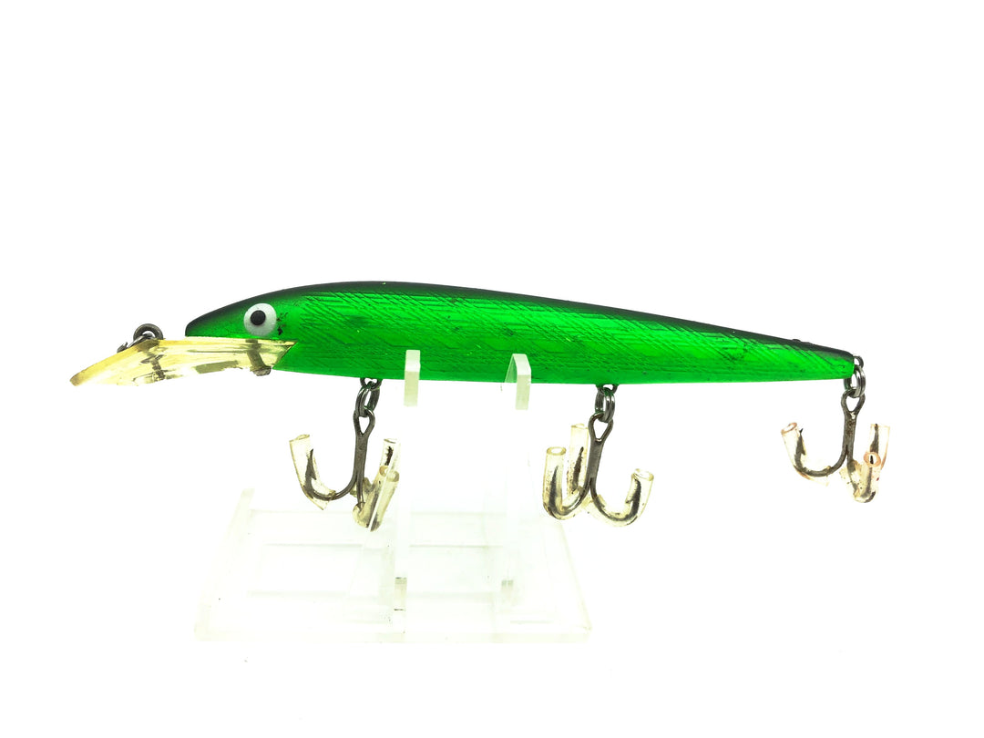 Rebel Fastrac Minnow, Color-C-Lector Y Fluorescent Lime Green/Black Back Color