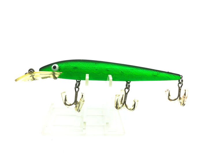 Rebel Fastrac Minnow, Color-C-Lector Y Fluorescent Lime Green/Black Back Color