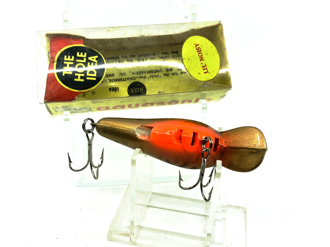 Aquasonic Lil-Noisy Lure, Bronze Tiger/Orange Belly Color with Box