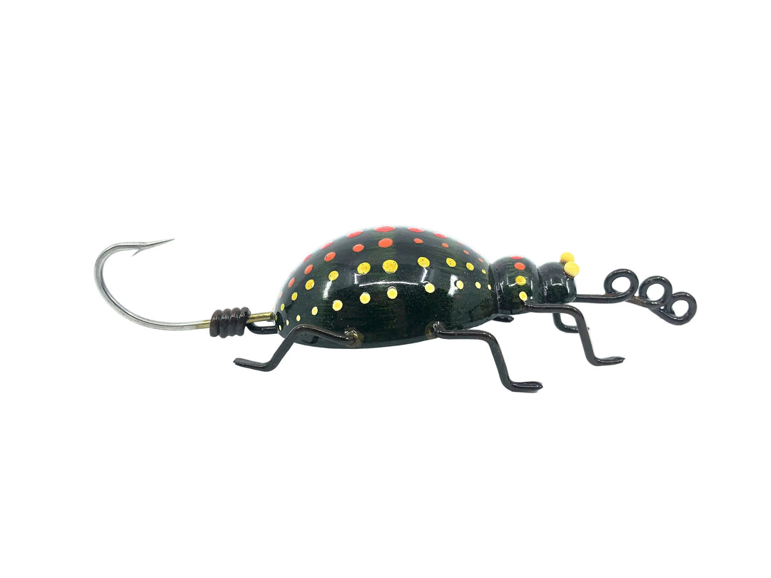 Macatawa Beetle, Green/Black/Red, Orange & Yellow Dots w/Box