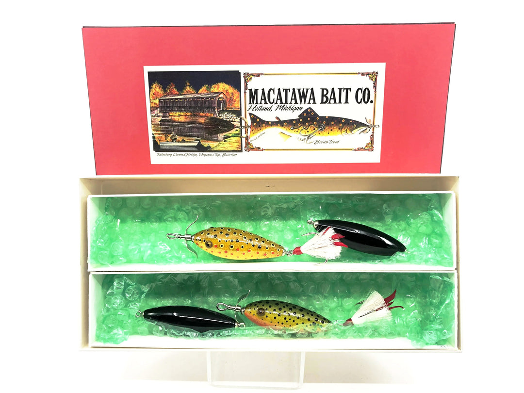 Macatawa Bait Co. Artistic Minnow Sample Case - Signed, 1 of 1