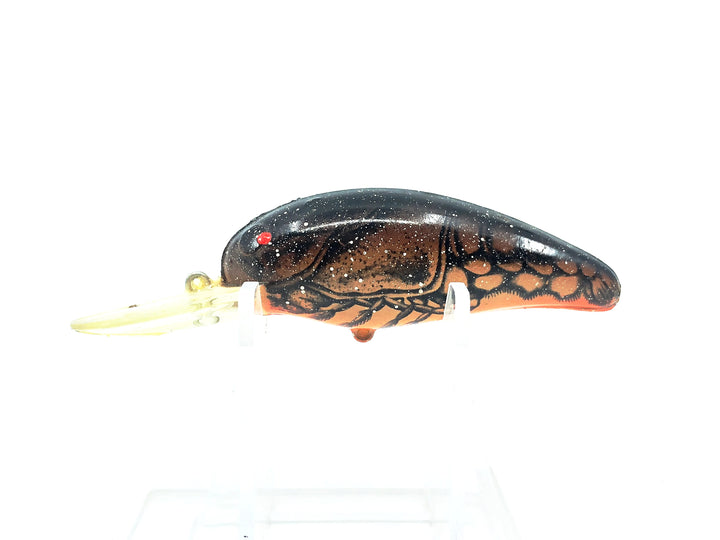 Bomber Model A 7A, XC4 Dark Brown Crawfish/Orange Belly Color Screwtail