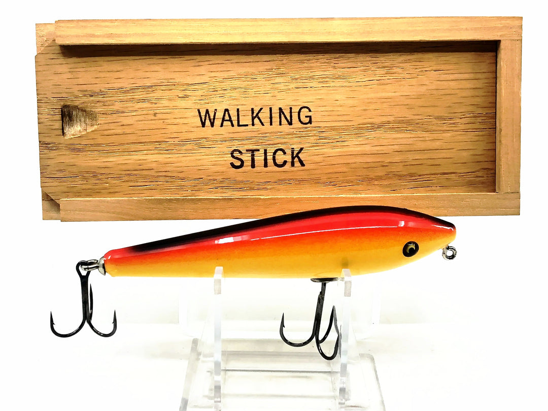 Little Sac Bait Company Walking Stick Rainbow Color Signed & Dated Wooden Box - 1999