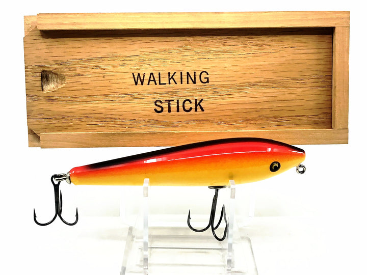 Little Sac Bait Company Walking Stick Rainbow Color Signed & Dated Wooden Box - 1999