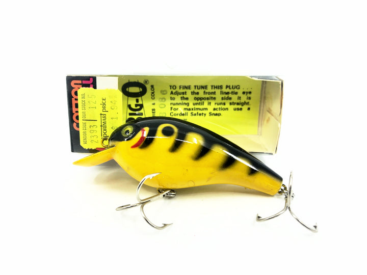 Cotton Cordell 8000 Big-O, #86 Tiger Yellow Color w/Box