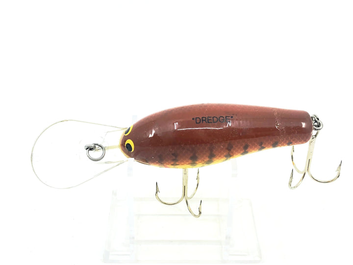 Bagley's DB3 Dredge DC9 Dark Crayfish on Chartreuse Color