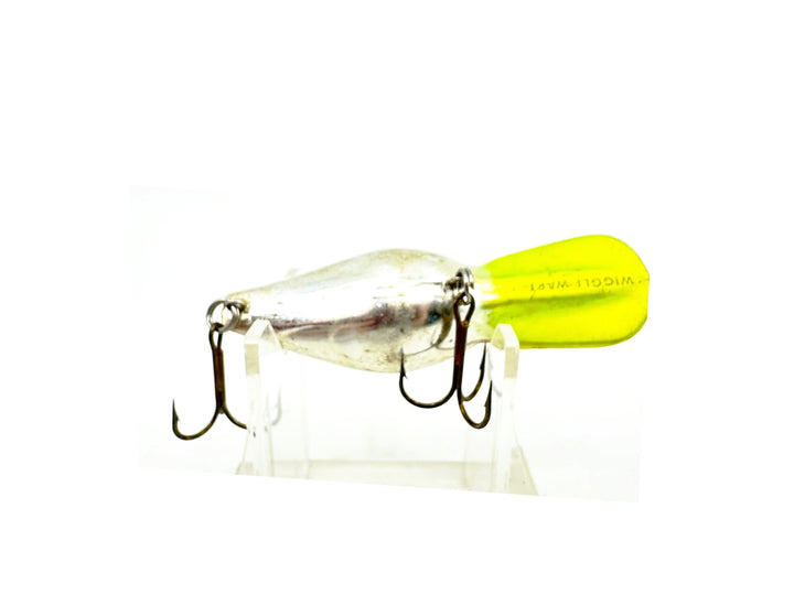 Storm Wiggle Wart V132, #132 Metallic Silver/Chartreuse Lip Color