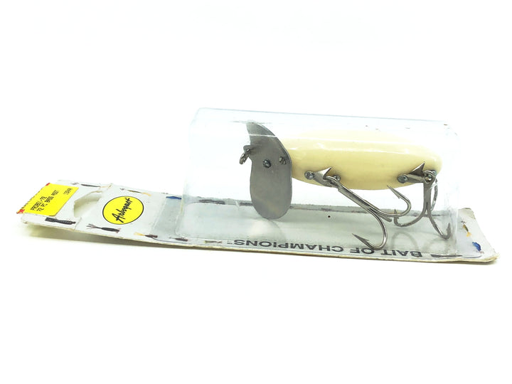 Arbogast Jitterbug 5/8oz, Bone Color on Card