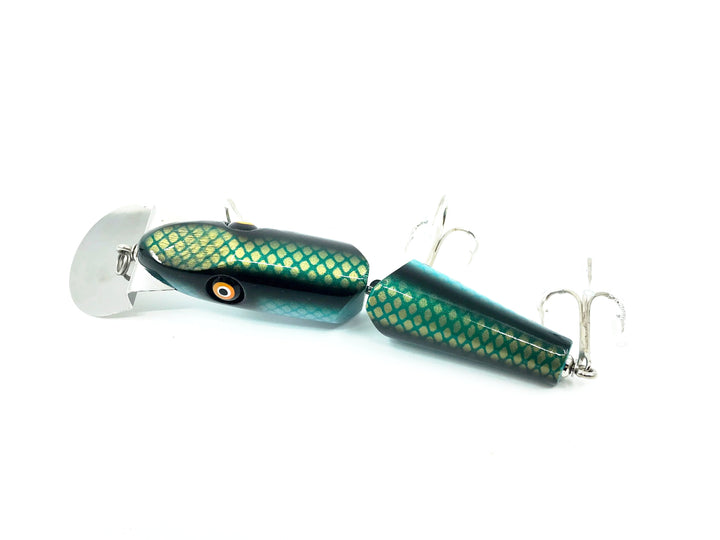 Chautauqua Deep Diving Jointed Creek Chub, Jade Dragon Color