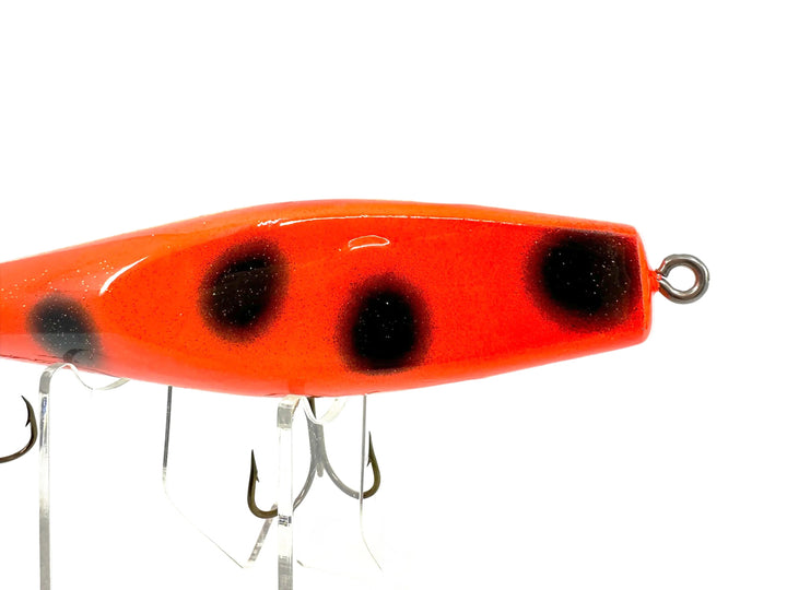 Odyssey Pig 7", Fluorescent Orange/Black Dots Color