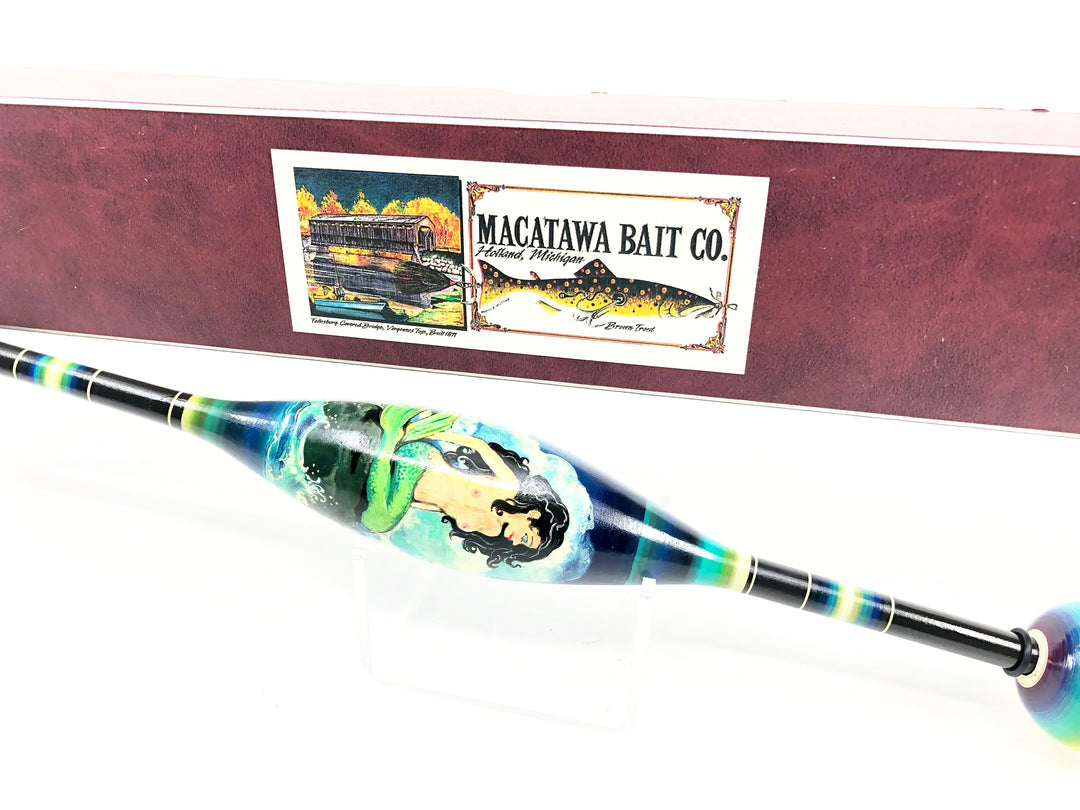 Macatawa Bait Co. Mermaid Musky Float / Bobber w/Box - Singed Jill Chambers
