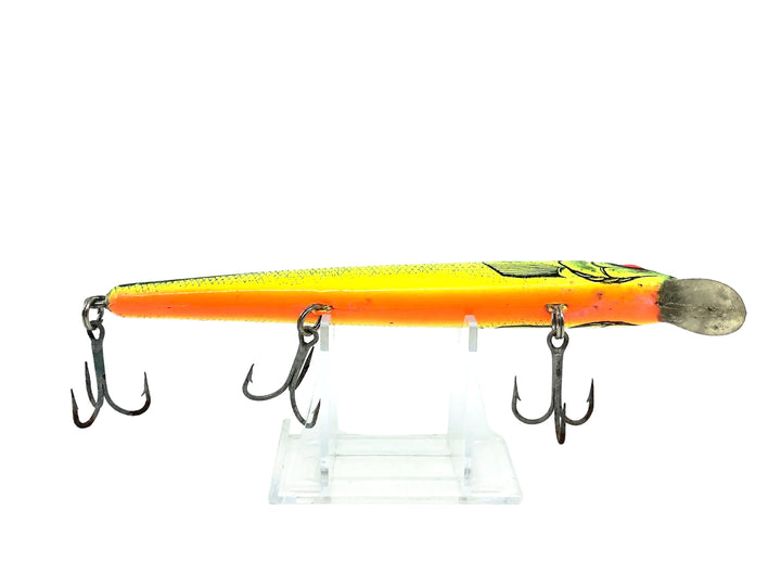 Bomber Magnum Long a 16A, XM7 Fire River Minnow/Orange Belly Color