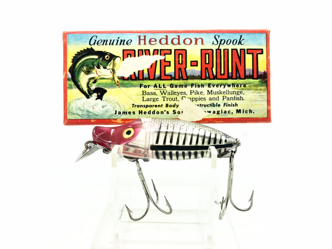 Heddon River Runt Spook Sinker 9110-XRS, Silver Shore Color with Box