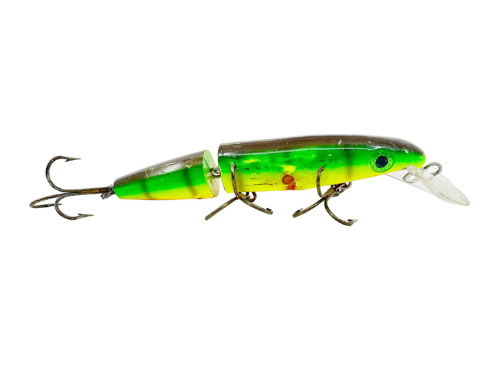 Joe Bucher Tackle Co. Buchertail Jointed Depth Raider 8", Miller Perch Color