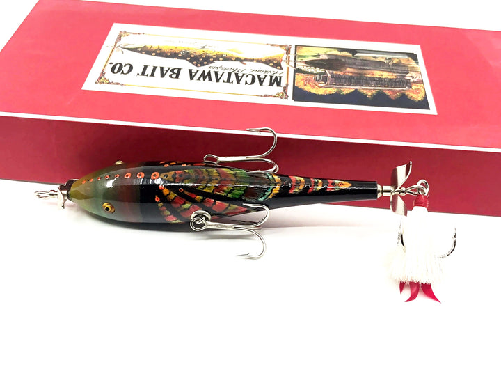 Macatawa Bait Co. 2021 Floating Muskie Minnow, Dragonfly Color w/Box