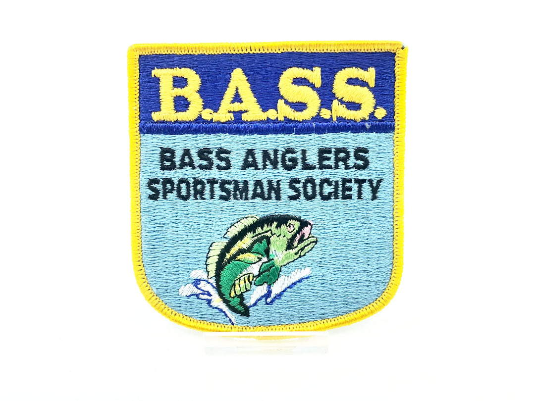 BASS Bass Angler Sportsman Society Vintage Fishing Patch