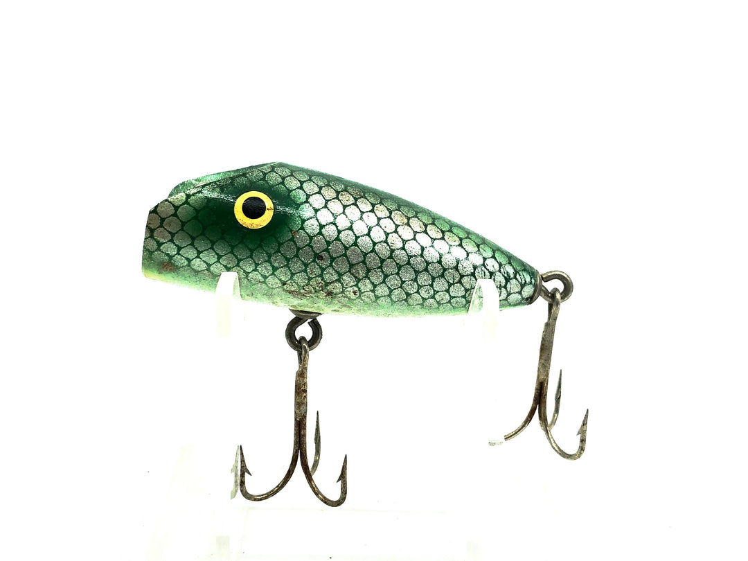 Eppinger Dardevle Osprey Bass Plug, Green/Silver Scale Color