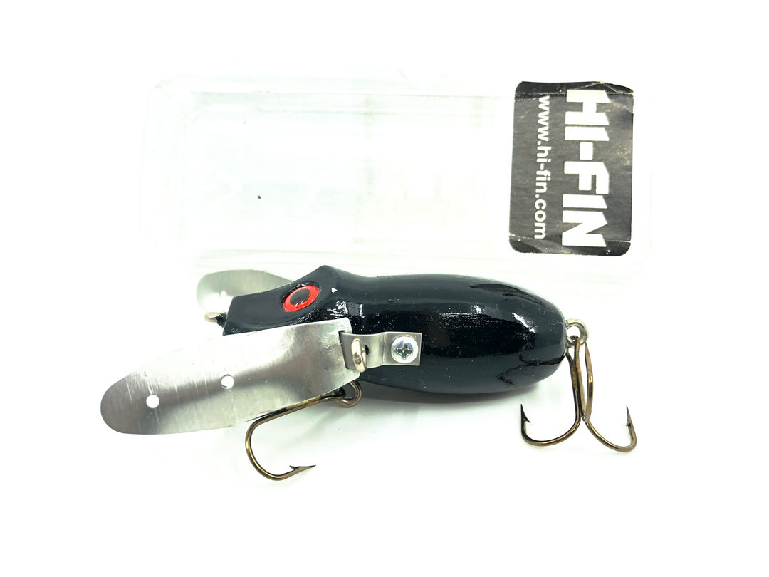 Hi-Fin Bass Creeper Lure, Black Color in Box