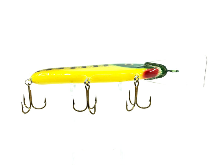 Crane 606 Musky Bait, Green Perch/Yellow Belly Color