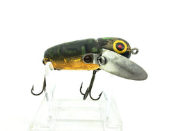 Heddon Wooden Crazy Crawler 2120, BF Bullfrog Color