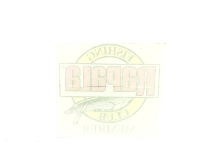 Rapala Fishing Club Member Sticker