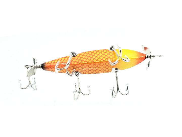 Musky Dan (XXX Lures) 5 Hook Pentagon Lure, Goldfish Color
