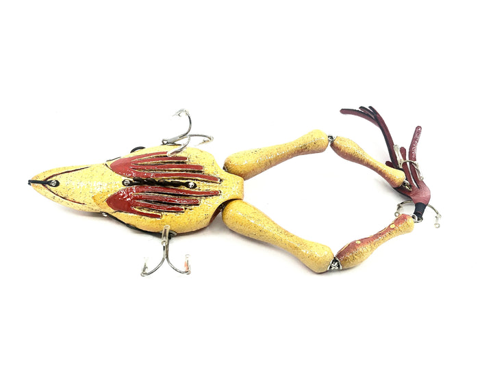 Macatawa Bait Co. Musky Red Frog 9 1/2" Lure w/Box -1980s