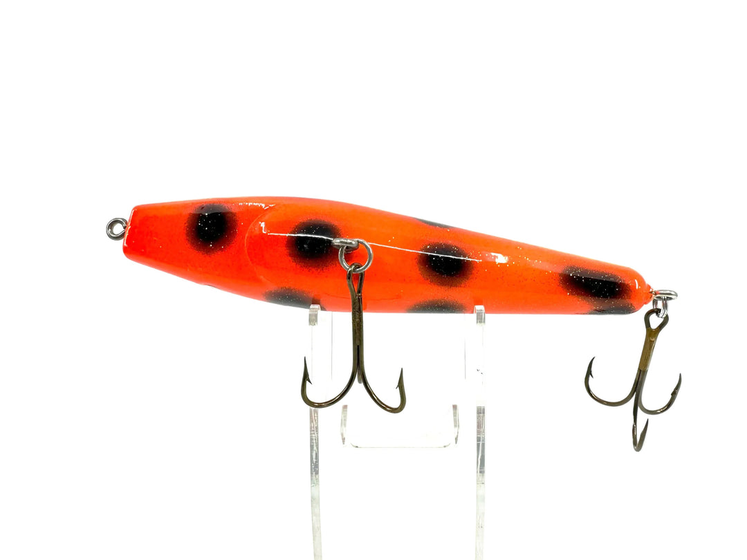 Odyssey Pig 7", Fluorescent Orange/Black Dots Color