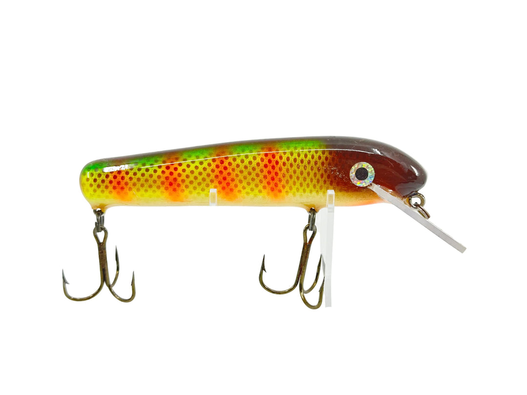 Crane Type Musky Bait, Hot Perch Color