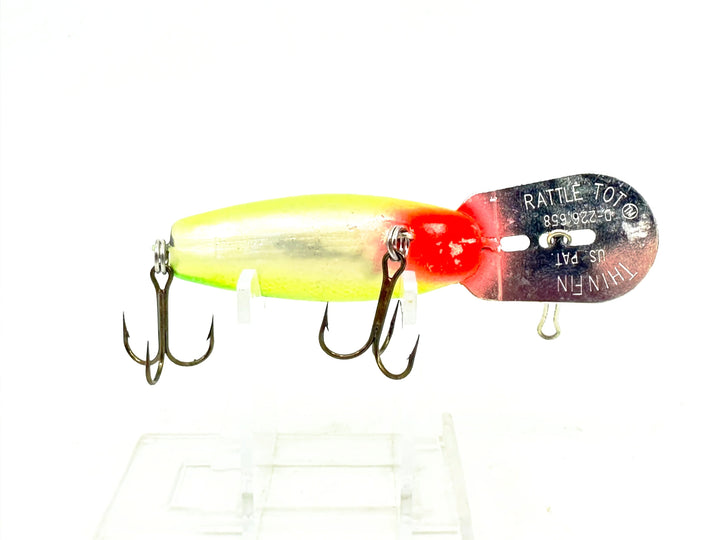 Storm Thin Fin Rattle Tot RH122, #122 Metallic Hot Green Specks Color
