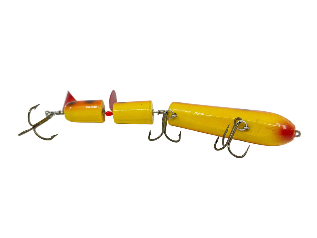 Hi-Fin Twin Teasertail, Orange. Great topwater bait
