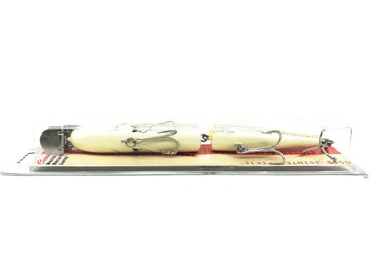 Creek Chub Wooden Giant Jointed Pikie 800, YC Yellow Croaker Color, New on Card Old Stock