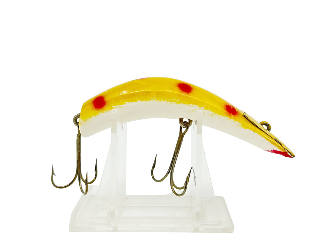 Kautzky Wooden Lazy Ike 4, YS Yellow Spots Color
