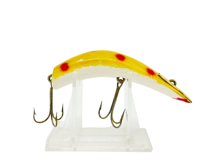 Kautzky Wooden Lazy Ike 4, YS Yellow Spots Color