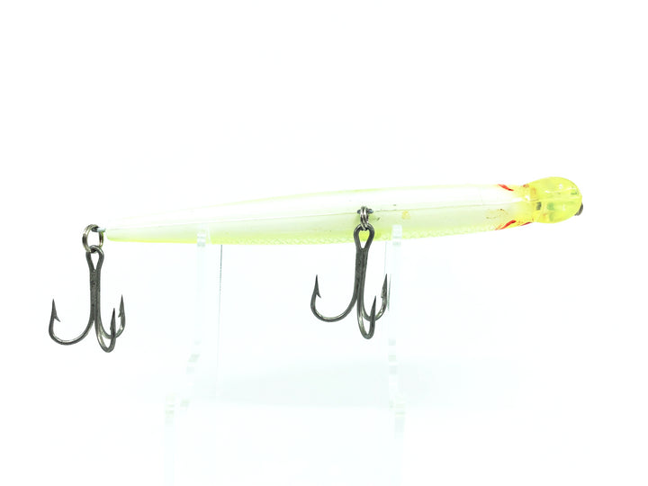 Gag's Grabbers Mambo Minnow, Chartreuse/Silver Holographic Color
