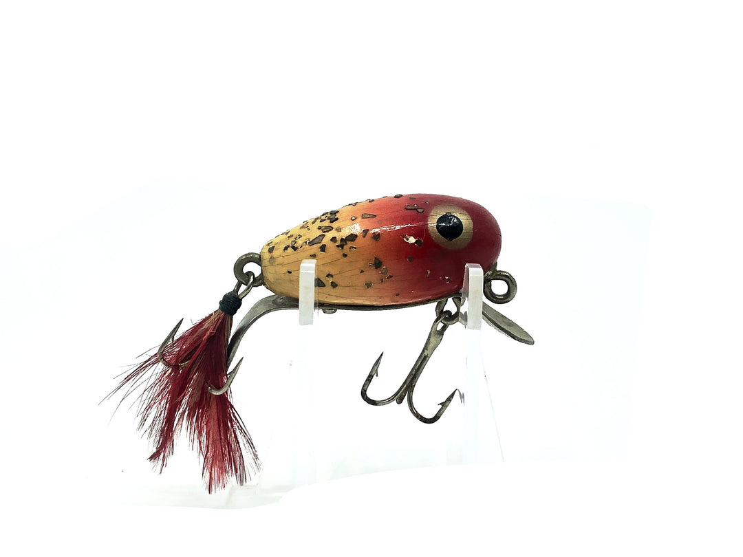 Paw Paw Little Jigger #2600, Red Head/White/Silver Flitter Color