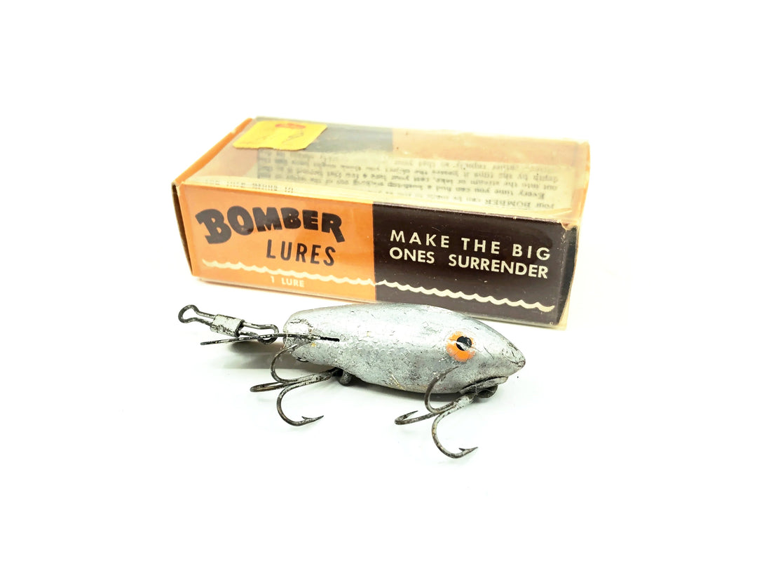 Wooden Bomber 200 Series, Repainted Silver Color w/Box